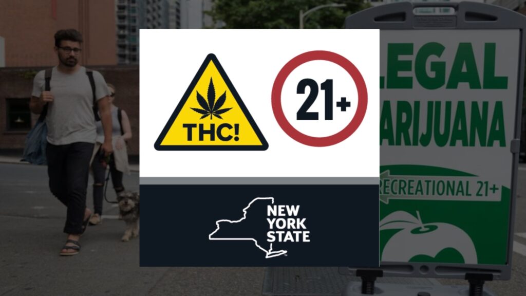 If you don't see this stamp on a storefront or packaging, it's not legal. (Leafly / iStock: 400t max)