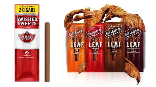 Cigarillos used for smoking cannabis flower.(Swisher Sweets)