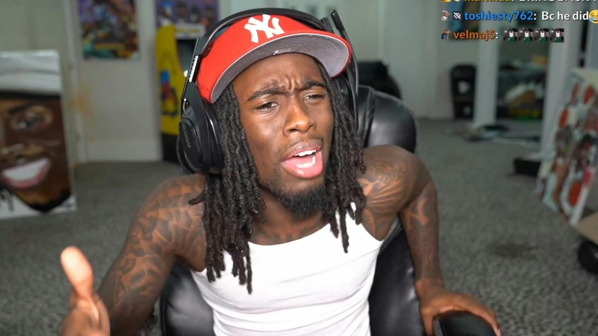 Did Twitch ban top streamer Kai Cenat for dozing off after weed edibles? image