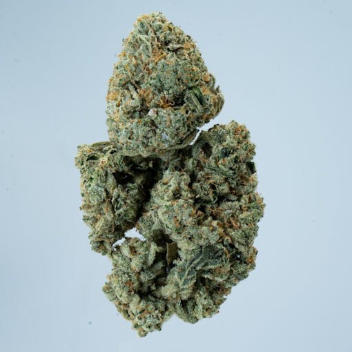Death Row Cannabis brand SFV OG. Hybrid. (Photo by the Fire Scale for Leafly)