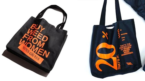 Miss Grass x WEED FROM WOMEN bag special women's month edition.