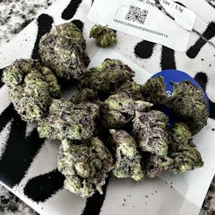 Grape Gas, hybrid indica, Good Day Farm, 2023. (David Downs/Leafly)