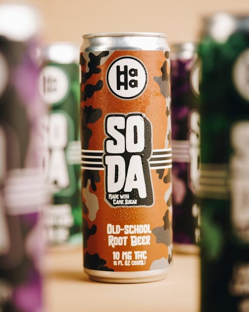 Infused root beer in Nevada. (Courtesy HaHa Edibles)