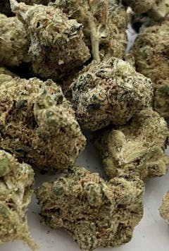 a pile of olive and forest green nugs