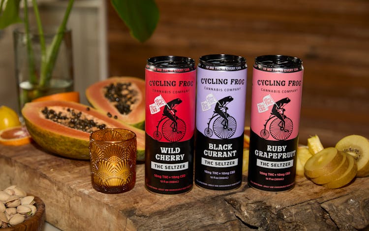 Enjoy the ride with Cycling Frog and try a free seltzer image