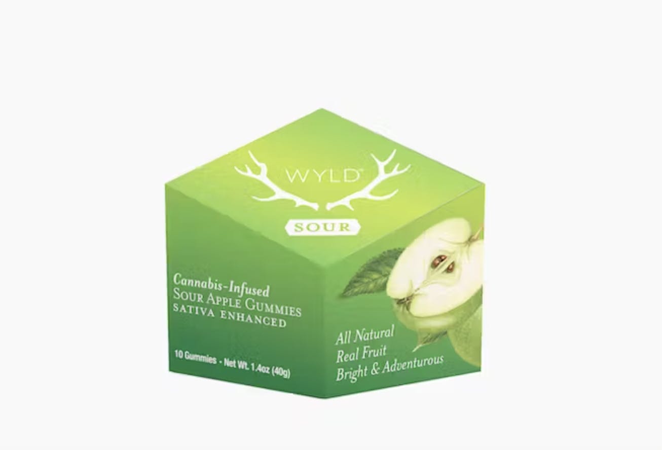 Sour Apple Gummies—Wyld, CA, fall 2023 image