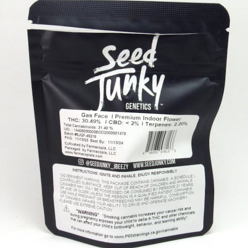 The gas face is dripping. (David Downs/Leafly)