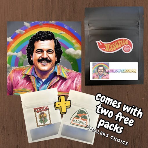 Masonic Seeds' Rainbow Escobar pack. (Courtesy Masonic Seeds)