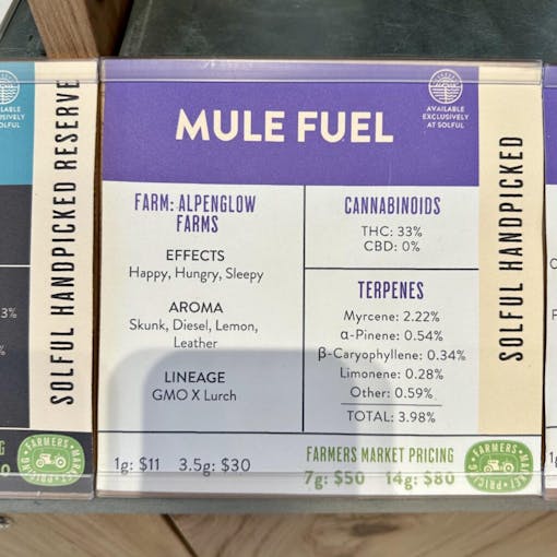 Mule Fuel packaging with stats