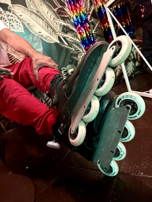 Lord Dank visits Barca to rollerblade each month. His 3rd place Cheese victory was a pleasant surprise. (David Downs/Leafly)