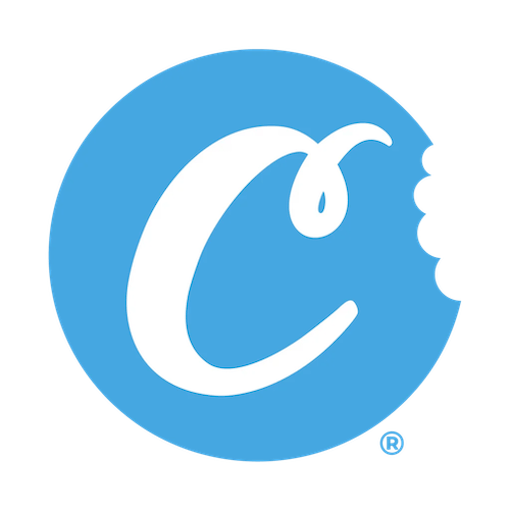 Cookies Logo: Ein Weiß