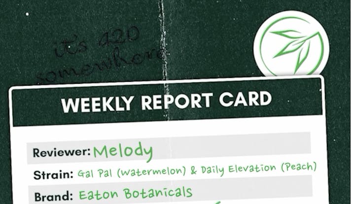 Good Grades dispensary Weekly Report Card image