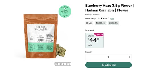 Hudson Cannabis buy on Leafly