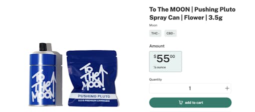 To The MOON products on Leafly at Urban Leaf