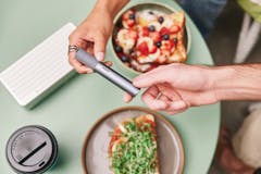 Get ripped before a slice with the new Puffco Pivot. (Courtesy Puffco)