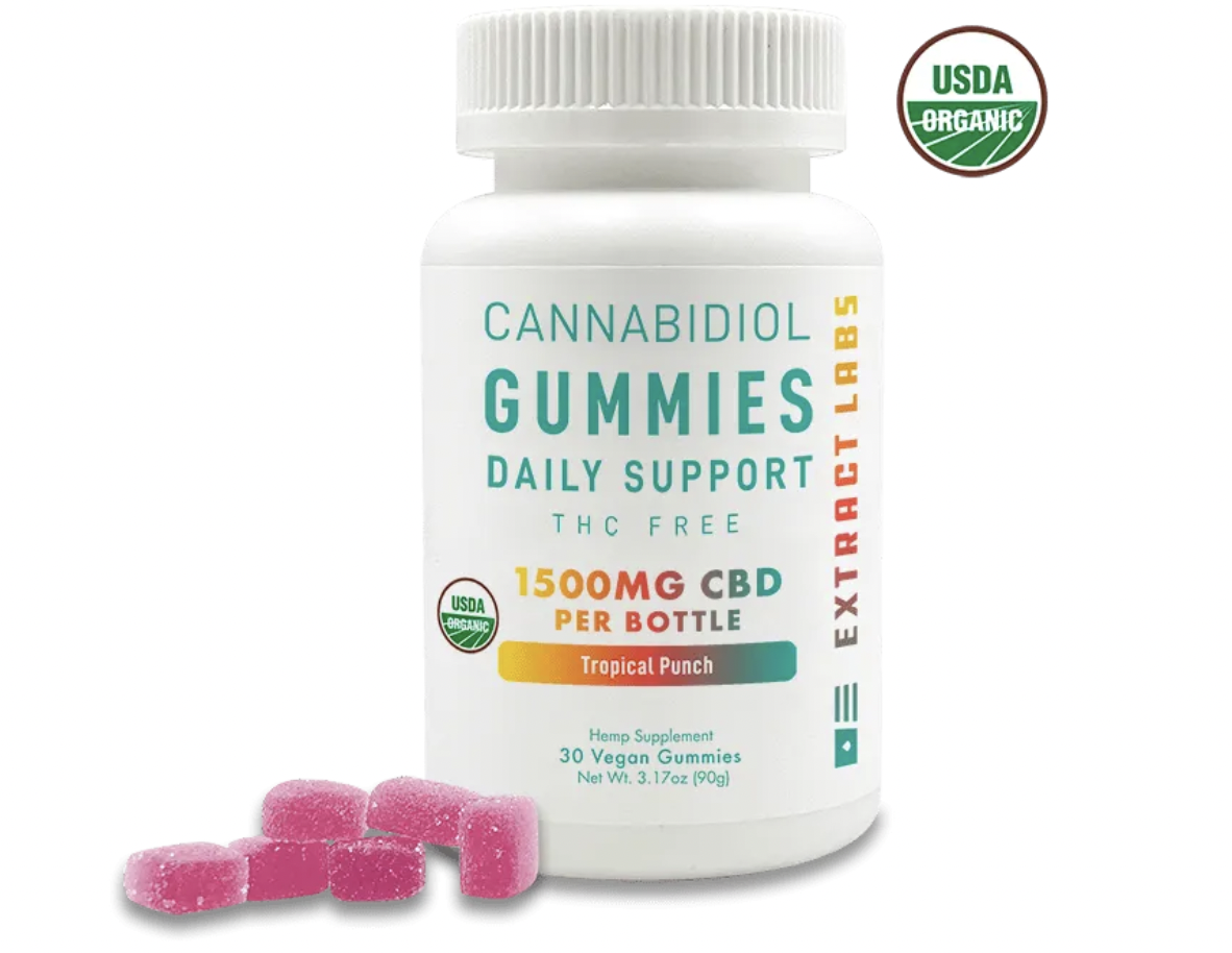 CBD Isolate Gummies—Extract Labs, Colorado, USA, 2024