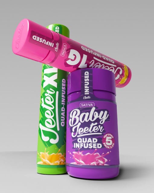 Jeeter Quads have Hash and Flavor. (With the kind permission of JEETER)