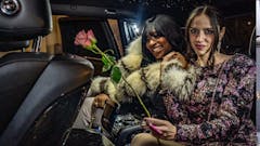 New York fashion week in cannabis: Matawana Dispensary owner Leeann Mata and Pinks owner Ali Bianco celebrate canna-couture at Jue Lan Kitchen in Manhattan.