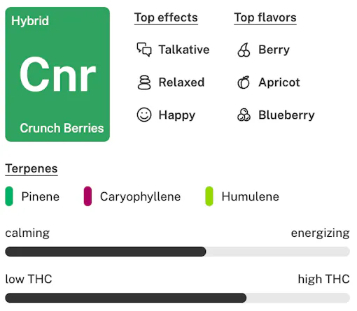 Crunch Berries strain details lockup