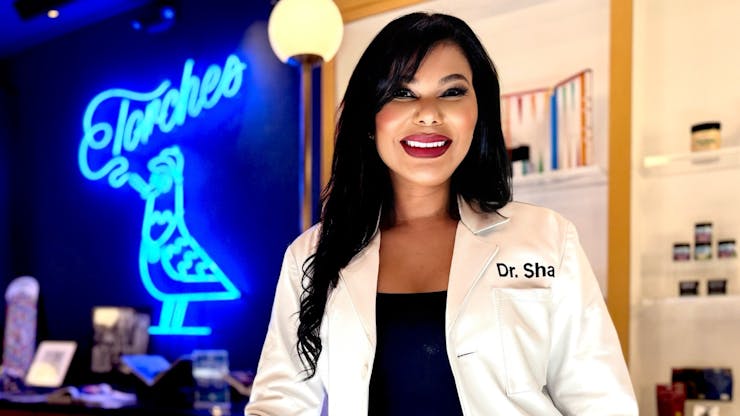 Dr. Sha-Ron Pierre-Kovler is New York's first Black woman with a cultivation license. Her Glenmere Farms brand is debuting with former New York Knick Iman Shumpert's TSA APPROVED line in April at TORCHES.
