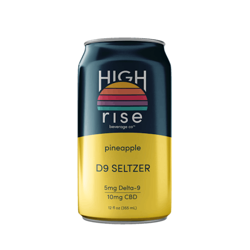 A naval plane and yellow dose high -rise, the Seltzer in their pineapple taste.