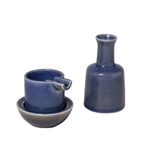 Asch cup set in Indigo von Seth from the house plant, for high -designed fathers in Father's Day weed gift guides