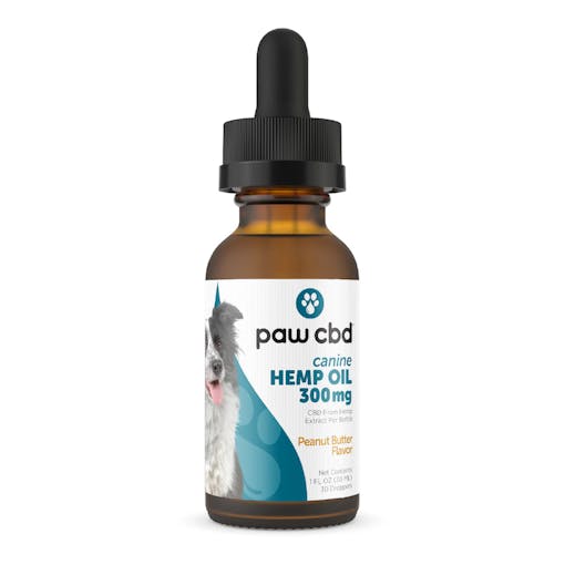 A tincture dropper bottle of our pick for the best CBD for dogs overall from cbdMD