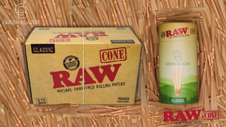 Level up your pre-rolls with RAW cones from Green Blazer image