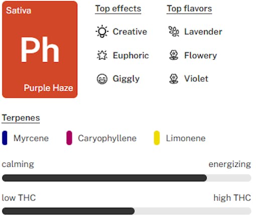 Purple Haze strain tile