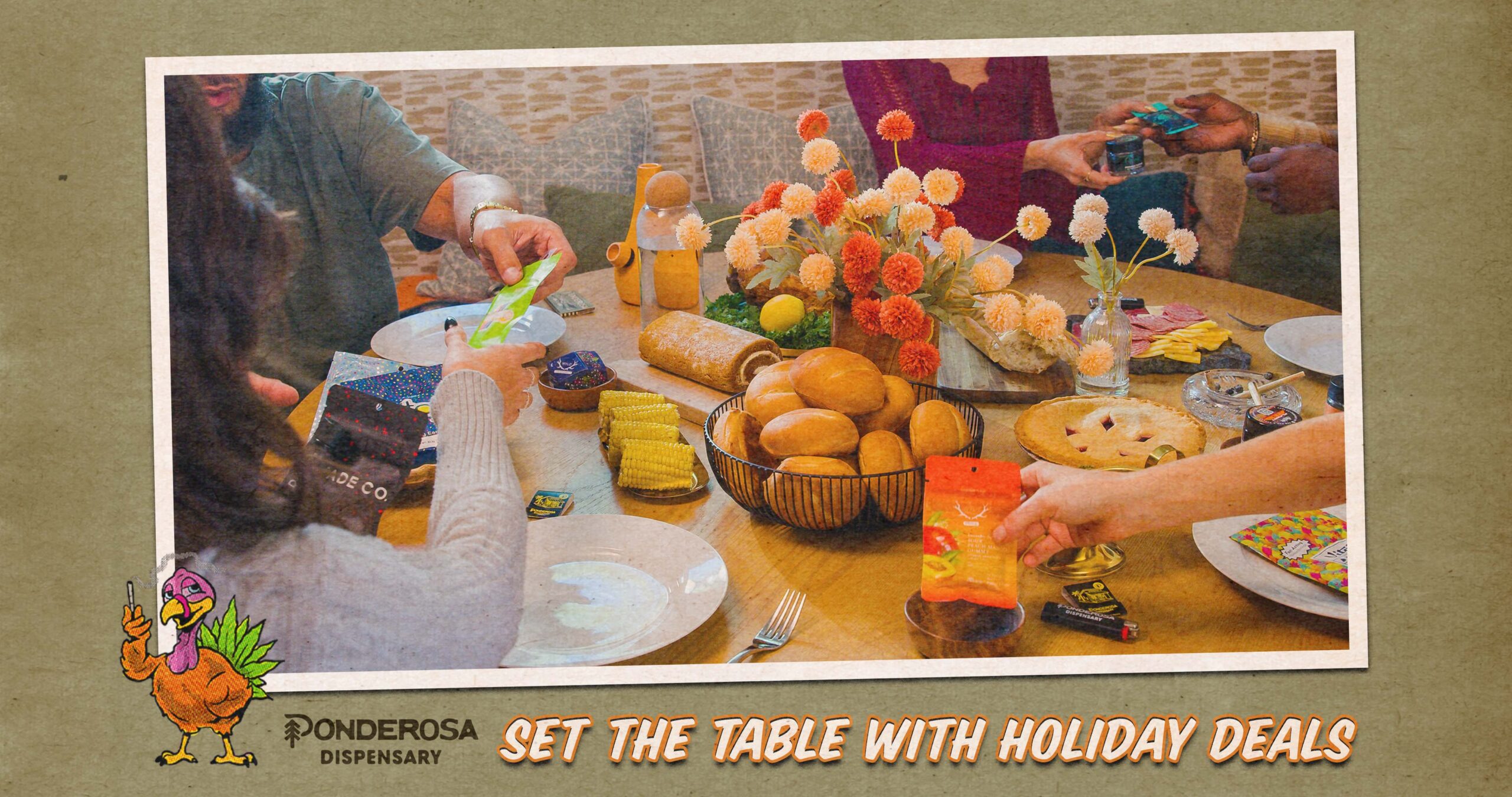 Set the table with holiday BOGO’s & more at Ponderosa Dispensaries