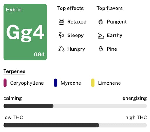 GG4 strain details - best-selling weed strains