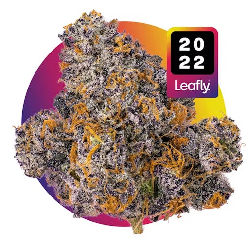 Jealousy SOTY 2022 nug image, past Leafly Strain of the Year winners