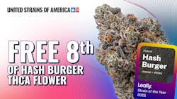 Get a free eighth of Hash Burger, the Leafly Strain of the Year 2025 image