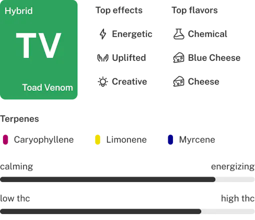 Toad Venom strain details