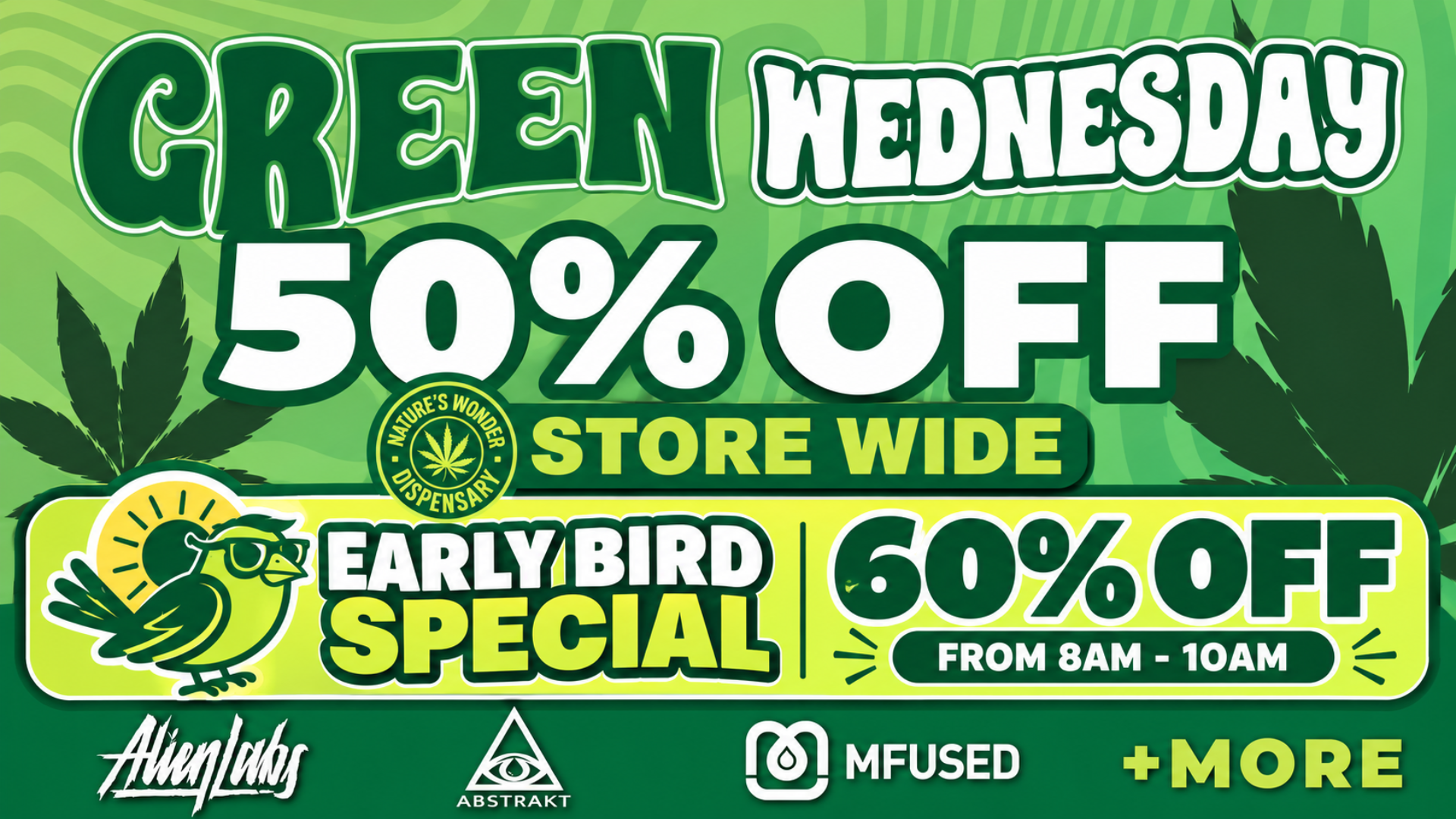 Twice the deals at Nature’s Wonder! Save on Green Wednesday and Black Friday
